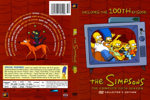 The Simpsons Season 5 เดอะซิมป์สันส์ ปี 5 ตอนที่ 1-22 ซับไทย